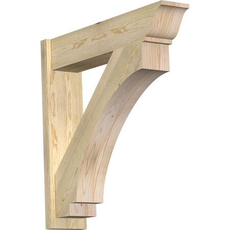 Ekena Millwork Imperial Traditional Rough Sawn Outlooker, Douglas Fir, 8"W x 36"D x 36"H OUT08X36X36IMP01RDF